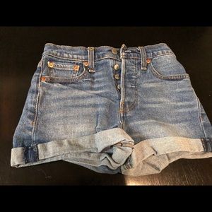 Levi’s High Waisted Shorts
